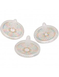 Piões Brilham Escuro